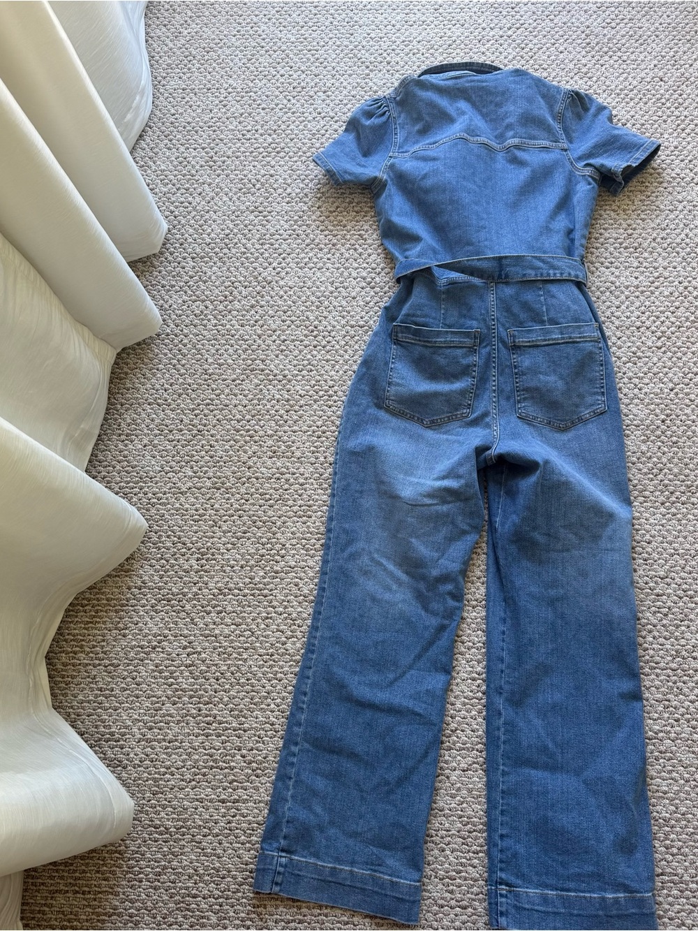 NWT Avec Les Filles Denim Jumpsuit - Picture 3 of 6